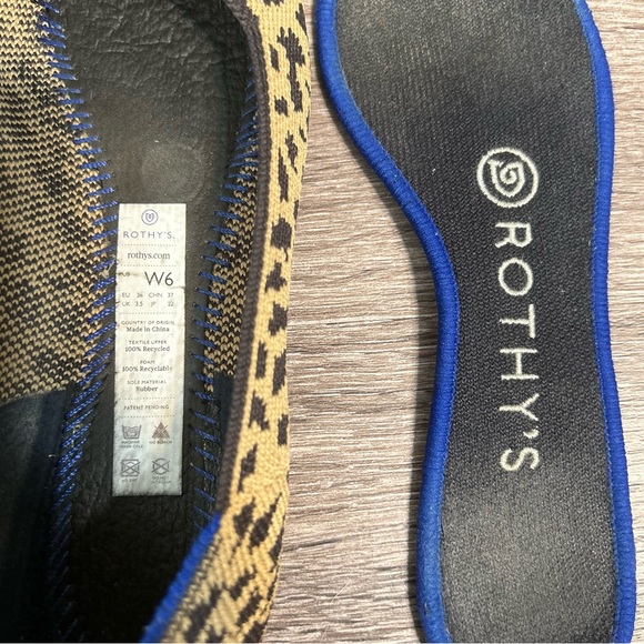 Rothy’s The Point Leopard Print Flats - Size 6 - Picture 7 of 7